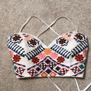 Fashion Nova cross back tank top